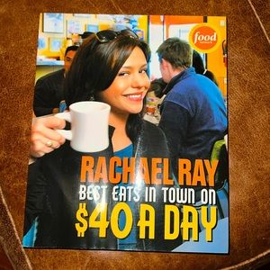 Food Network Rachael Ray Best Eats In Town On $40 A Day Cookbook Paperback Eats